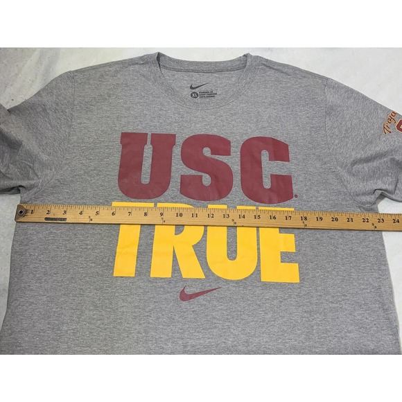 USC Trojans Nike T-shirt Men's Size XL Gray USC True - Picture 5 of 11